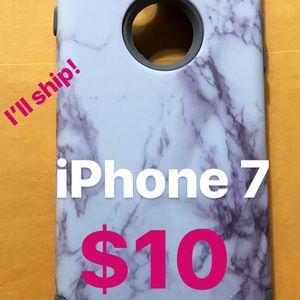 iPhone 7 case Marble and gray